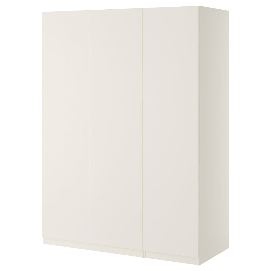 PAX / FORSAND wardrobe, white/white, 150x60x201 cm