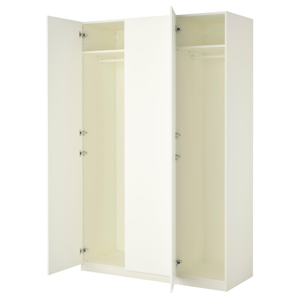 PAX / FORSAND - Wardrobe, white/white,150x60x236 cm