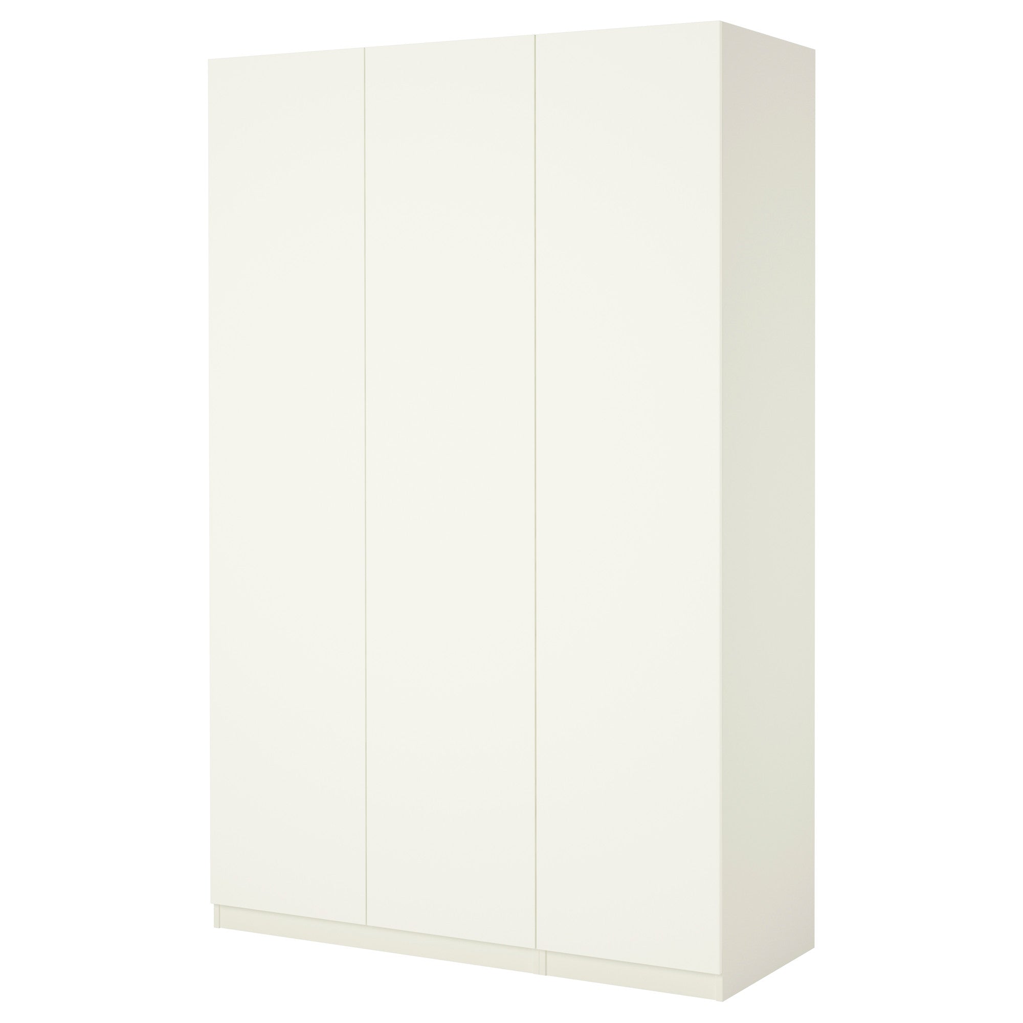 PAX / FORSAND wardrobe, white/white, 150x60x236 cm