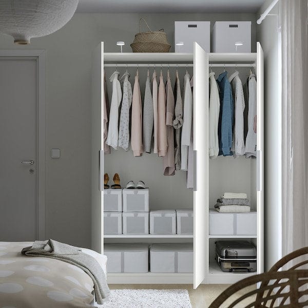 Ikea PAX / FORSAND - Wardrobe, white/white,150x60x201 cm