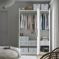 PAX / FORSAND - Wardrobe, white/white,150x60x201 cm