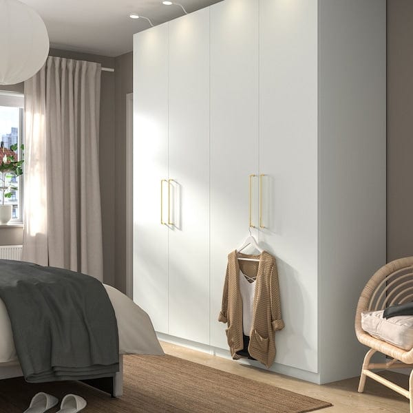 Ikea PAX / FORSAND - Wardrobe, white/white,200x60x236 cm