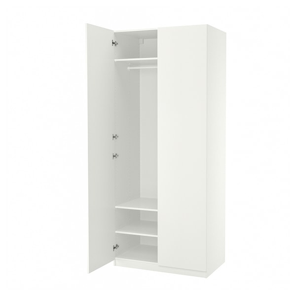 PAX / FORSAND - Wardrobe, white/white,100x60x236 cm