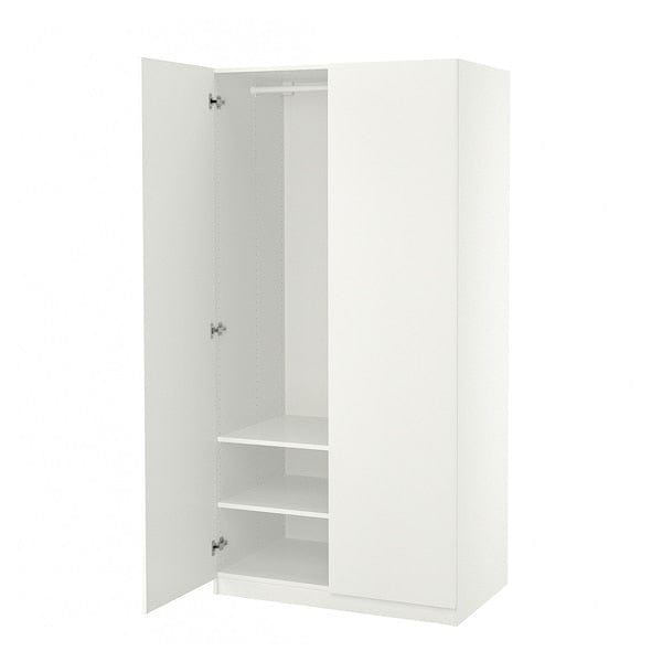 Ikea PAX / FORSAND - Wardrobe, white/white,100x60x201 cm