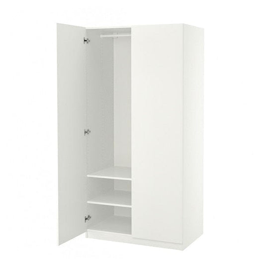Ikea PAX / FORSAND - Wardrobe, white/white,100x60x201 cm