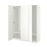 PAX / FORSAND wardrobe, white/white, 150x60x201 cm