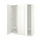 PAX / FORSAND wardrobe, white/white, 150x60x201 cm