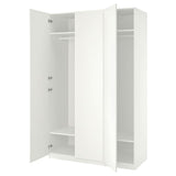 PAX / FORSAND wardrobe, white/white, 150x60x236 cm