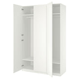 PAX / FORSAND wardrobe, white/white, 150x60x236 cm