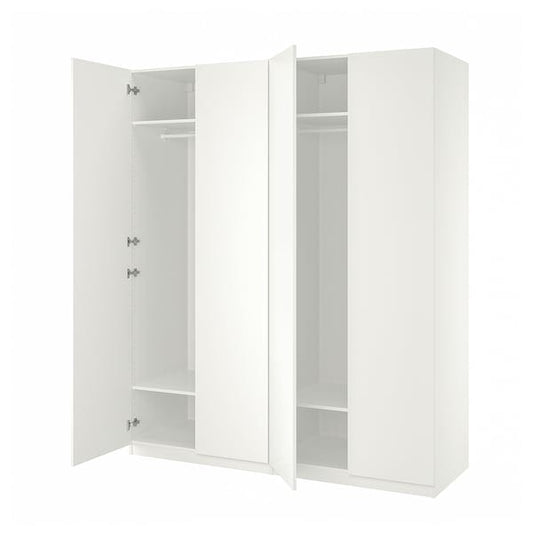 Ikea PAX / FORSAND - Wardrobe, white/white,200x60x236 cm