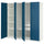 PAX / FYRUDDEN - Wardrobe combination, white/blue,200x60x201 cm