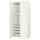 PAX / GRIMO - Wardrobe combination, white/white,100x60x236 cm