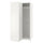 PAX / GRIMO - Corner wardrobe, white/white,110/110x236 cm