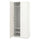 PAX / GRIMO - Wardrobe, white/white,100x60x236 cm