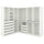 PAX - Corner wardrobe, white,211/213x201 cm