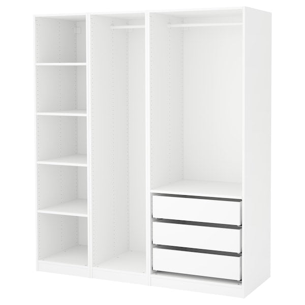 PAX - Wardrobe, white,175x58x201 cm