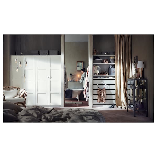 PAX - Wardrobe, white,150x58x201 cm