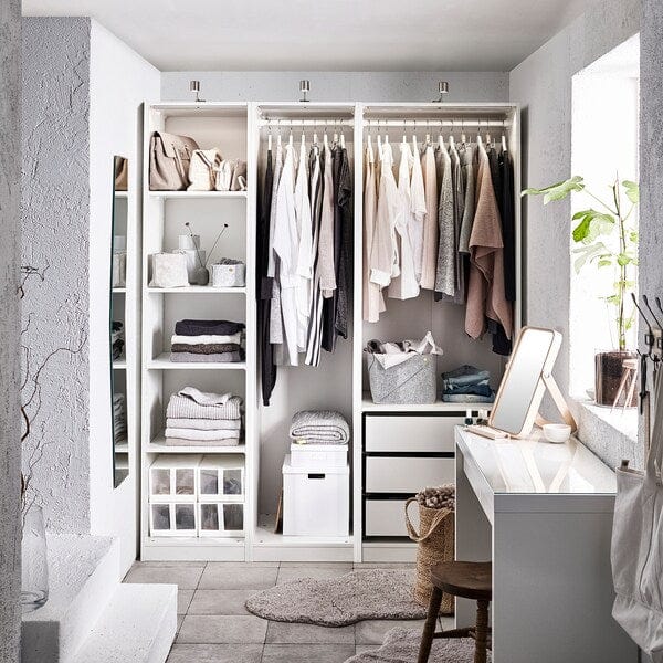 Ikea PAX - Wardrobe, white,175x58x201 cm