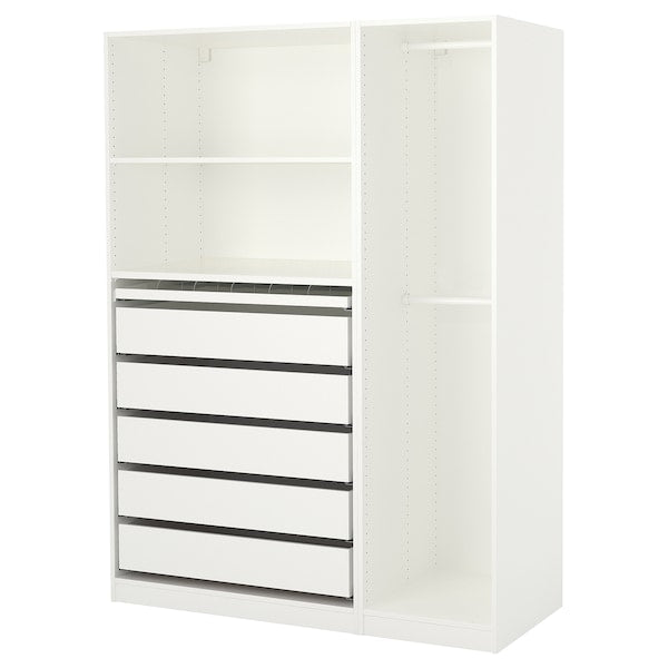 PAX - Wardrobe, white,150x58x201 cm