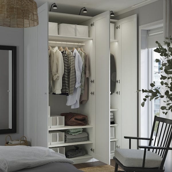 Ikea PAX / GULLABERG - Wardrobe combination, white/white,150x60x236 cm