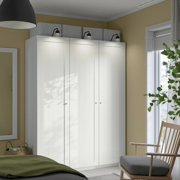 PAX / GULLABERG - Wardrobe combination, white/white,150x60x201 cm