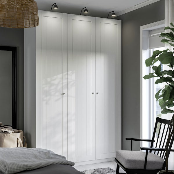 PAX / GULLABERG - Wardrobe combination, white/white,150x60x236 cm