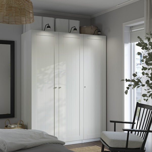 PAX / GULLABERG - Wardrobe combination, white/white,150x60x201 cm