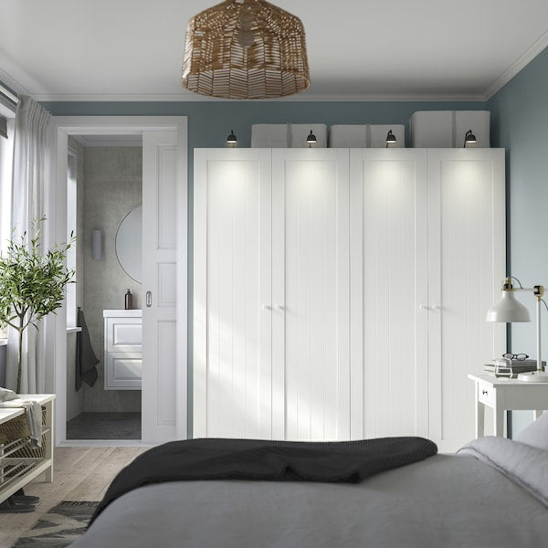 PAX / GULLABERG - Wardrobe combination, white/white,200x60x201 cm