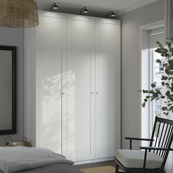 PAX / GULLABERG - Wardrobe combination, white/white,150x60x236 cm