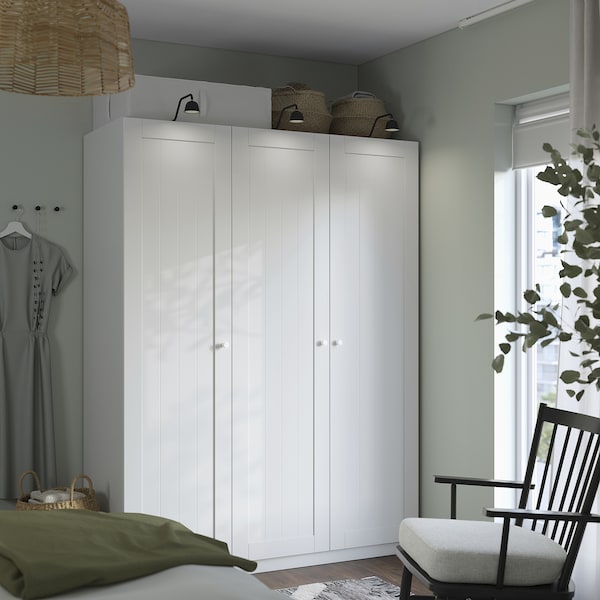 PAX / GULLABERG - Wardrobe combination, white/white,150x60x201 cm