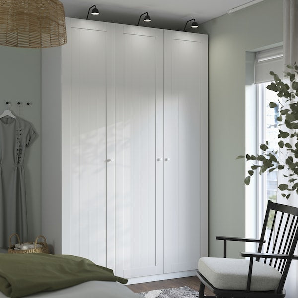 PAX / GULLABERG - Wardrobe combination, white/white,150x60x236 cm