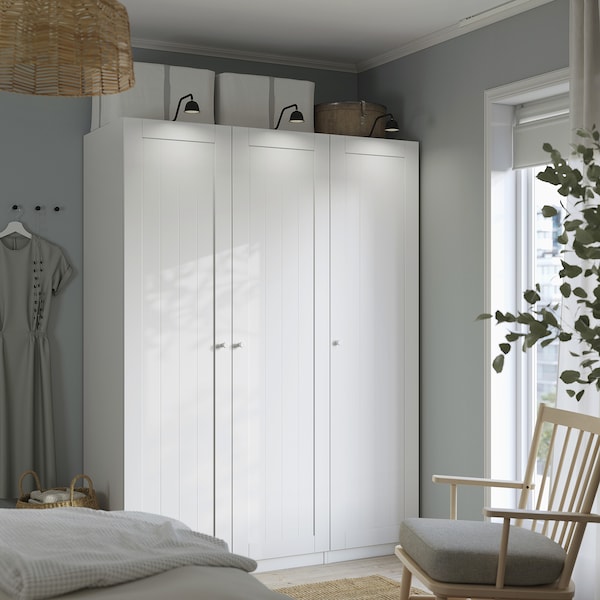 PAX / GULLABERG - Wardrobe combination, white/white,150x60x201 cm