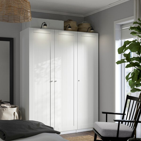 PAX / GULLABERG - Wardrobe combination, white/white,150x60x201 cm