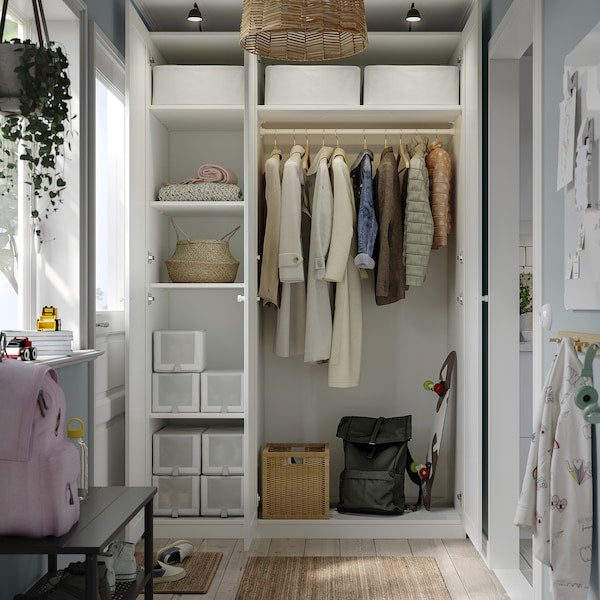 PAX / GULLABERG - Wardrobe combination, white/white,150x60x236 cm