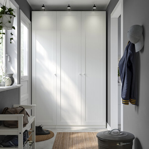 PAX / GULLABERG - Wardrobe combination, white/white,150x60x236 cm