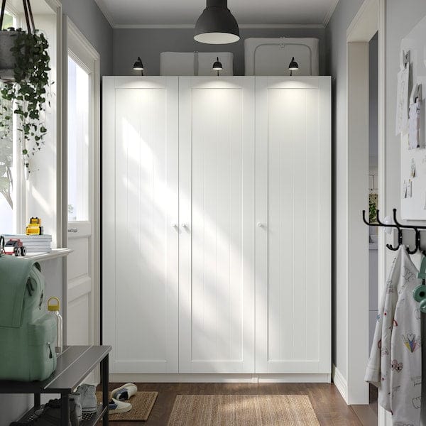 Ikea PAX / GULLABERG - Wardrobe combination, white/white,150x60x201 cm