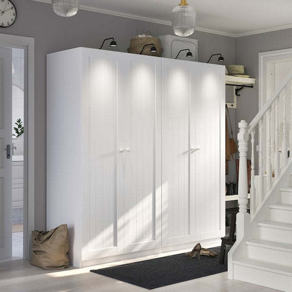 PAX / GULLABERG - Wardrobe combination, white/white,200x60x201 cm