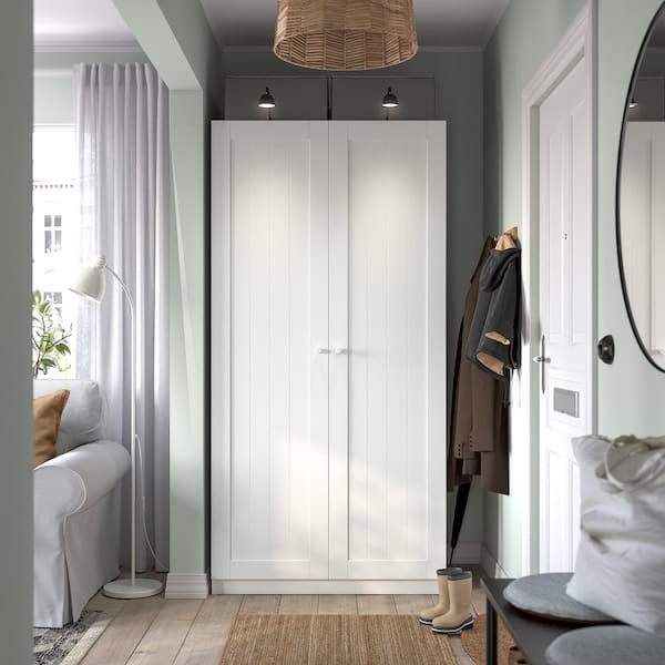 Ikea PAX / GULLABERG - Wardrobe combination, white/white,100x60x201 cm