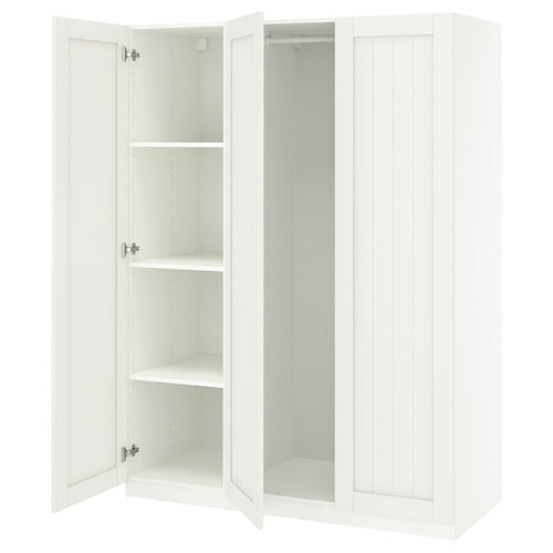 PAX / GULLABERG - Wardrobe combination, white/white,150x60x201 cm