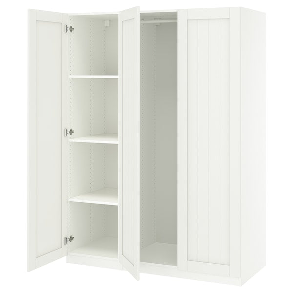 PAX / GULLABERG - Wardrobe combination, white/white,150x60x201 cm