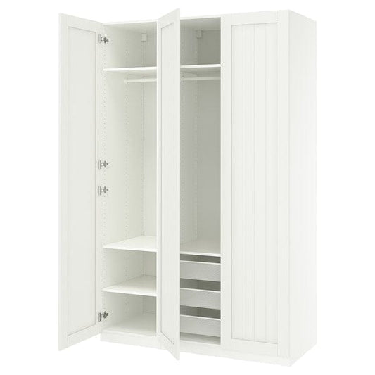 Ikea PAX / GULLABERG - Wardrobe combination, white/white,150x60x236 cm