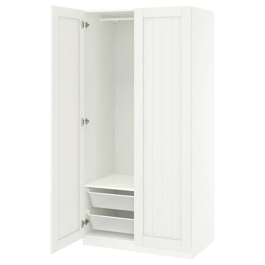 Ikea PAX / GULLABERG - Wardrobe combination, white/white,100x60x201 cm