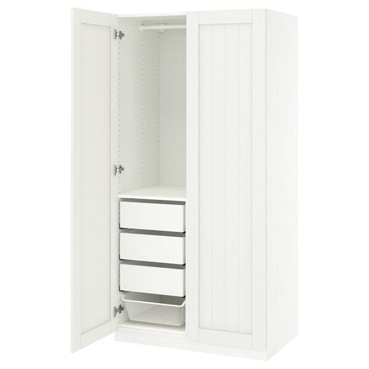 Ikea PAX / GULLABERG - Wardrobe combination, white/white,100x60x201 cm