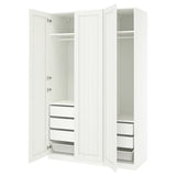 PAX / GULLABERG wardrobe combination, white/white, 150x60x236 cm