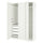 PAX / GULLABERG - Wardrobe combination, white/white,150x60x236 cm