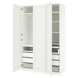 PAX / GULLABERG wardrobe combination, white/white, 150x60x236 cm