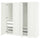 PAX / GULLABERG - Wardrobe combination, white/white,200x60x201 cm