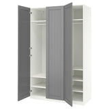 PAX / GULLABERG wardrobe combination, white/grey, 150x60x236 cm