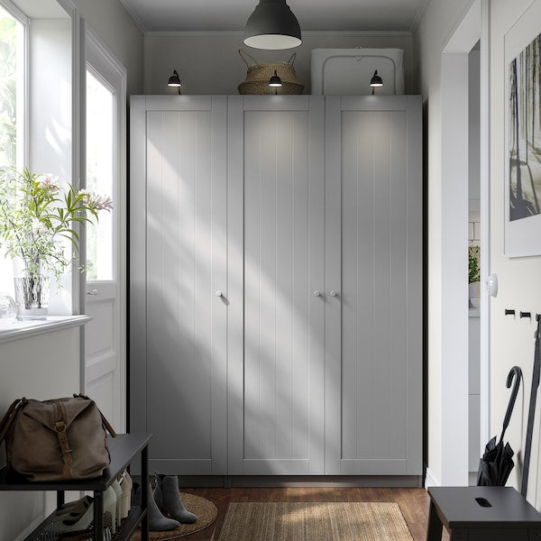 PAX / GULLABERG - Wardrobe combination, dark gray/dark gray,150x60x201 cm