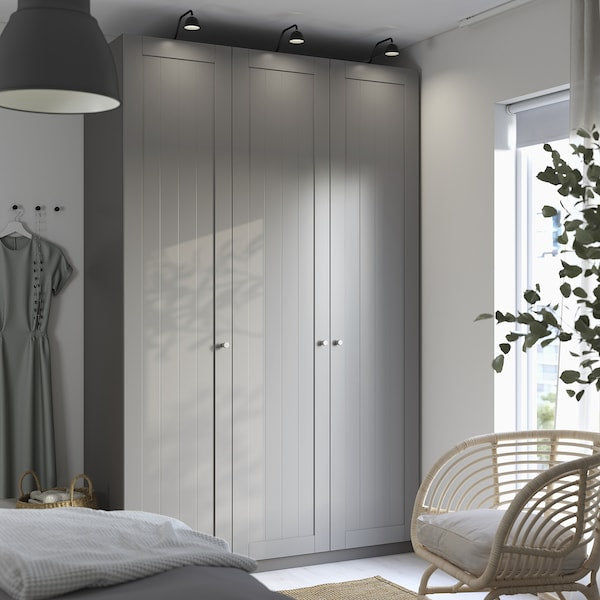 PAX / GULLABERG - Wardrobe combination, dark gray/grey,150x60x236 cm